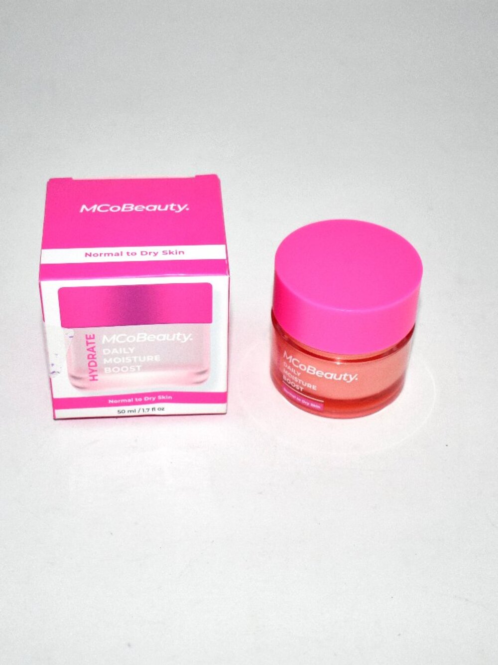 MCoBeauty Hydrate Daily Moisture Boost Gel Cream Moisturizer, 50ml, Vegan, NWT C